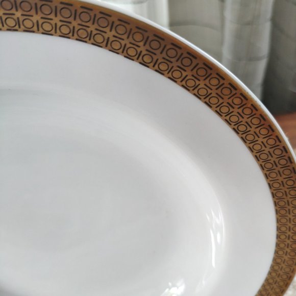 Vintage Favolina 6 Gold Gilded Pattern Bowl Poland - Picture 9 of 11